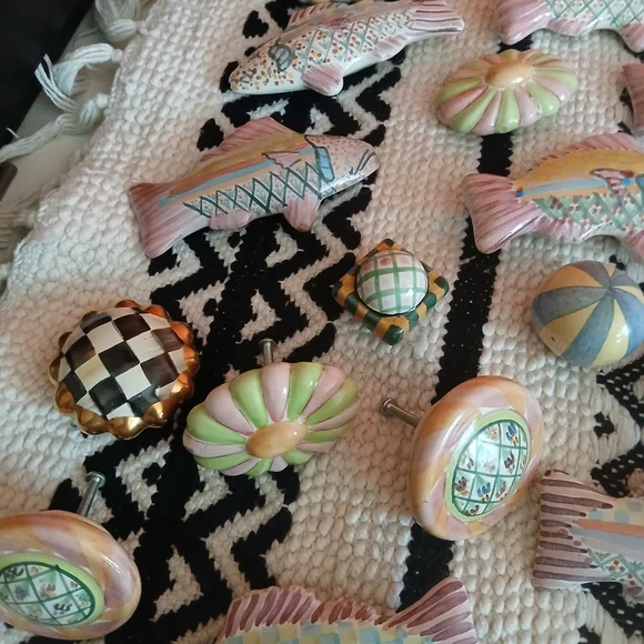Mackenzie Childs Assorted Knobs - Picture 2 of 5